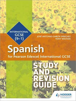 cover image of Pearson Edexcel International GCSE Spanish Study and Revision Guide